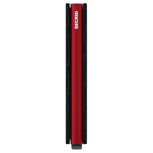 SECRID SLIMWALLET MATTE BLACK & RED