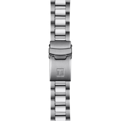 MONTRE TISSOT SEASTAR 1000 40MM CADRAN TURQUOISE BRACELET BICOLORE MÉTAL ARGENTÉ