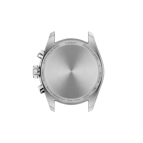 MONTRE TISSOT PR 100 36MM CADRAN NACRE BLEUE BRACELET BI‑COLOR MÉTAL