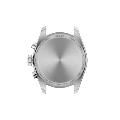 MONTRE TISSOT PR 100 36MM CADRAN NACRE BLEUE BRACELET BI‑COLOR MÉTAL