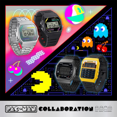 MONTRE CASIO F‑91WPC‑1A PAC‑MAN
