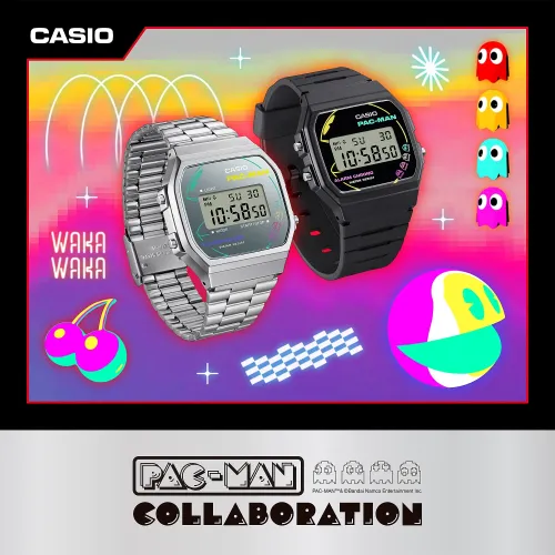 MONTRE CASIO F‑91WPC‑1A PAC‑MAN