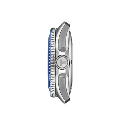 MONTRE TISSOT SEASTAR 2000 44 MM CADRAN DÉGRADÉ BLEU BRACELET CAOUTCHOUC BLEU
