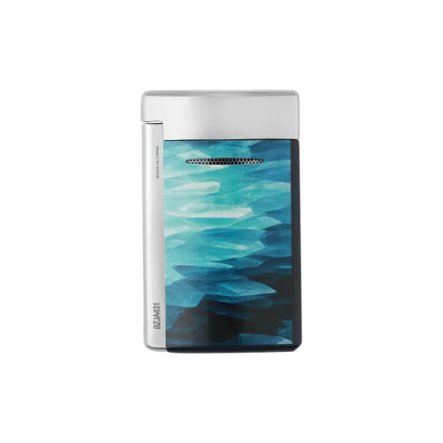 ST DUPONT BRIQUET MINIJET BLEU BRIQUET LAQUÉ GÉODE BLEU