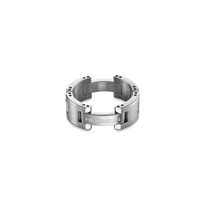 HERBELIN BAGUE CAP CAMARAT ACIER BROSSÉ