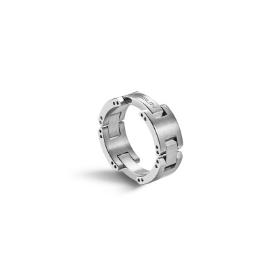 HERBELIN BAGUE CAP CAMARAT ACIER BROSSÉ
