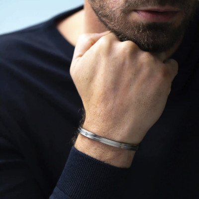 HERBELIN BRACELET JONC NEWPORT ACIER