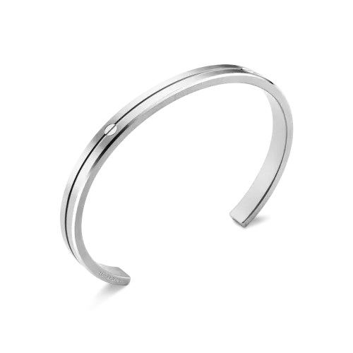 HERBELIN BRACELET JONC NEWPORT ACIER