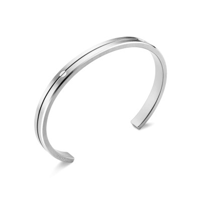 HERBELIN BRACELET JONC NEWPORT ACIER