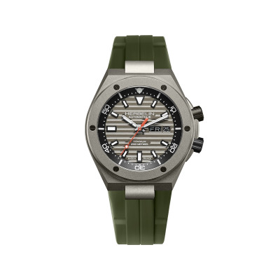MONTRE HERBELIN CAP CAMARAT AUTOMATIQUE TITANE DIVER KAKI
