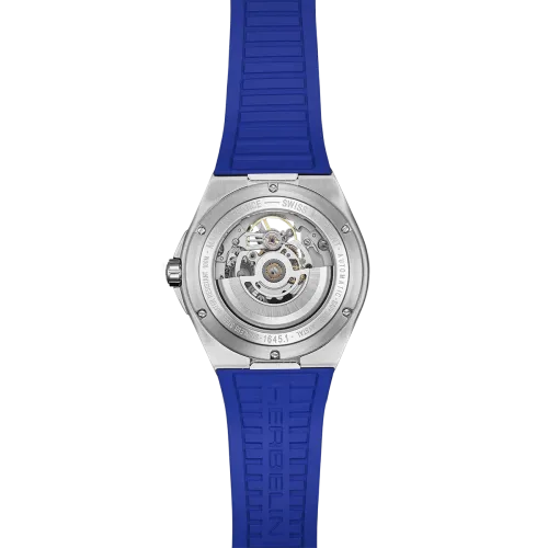 MONTRE HERBELIN CAP CAMARAT AUTOMATIQUE SQUELETTE BLEU