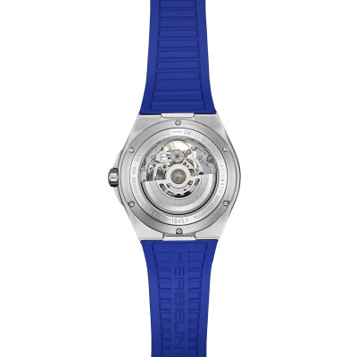 MONTRE HERBELIN CAP CAMARAT AUTOMATIQUE SQUELETTE BLEU