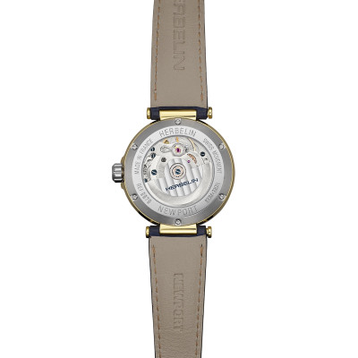 MONTRE HERBELIN NEWPORT AUTOMATIQUE LADY PHASES DE LUNE NACRE