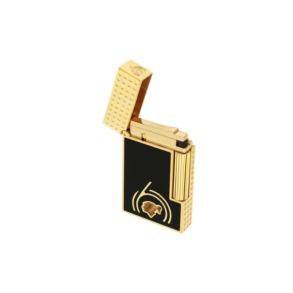 ST DUPONT LIGNE 2 DOUBLE BRIQUET LAQUÉ COHIBA 60 NOIR