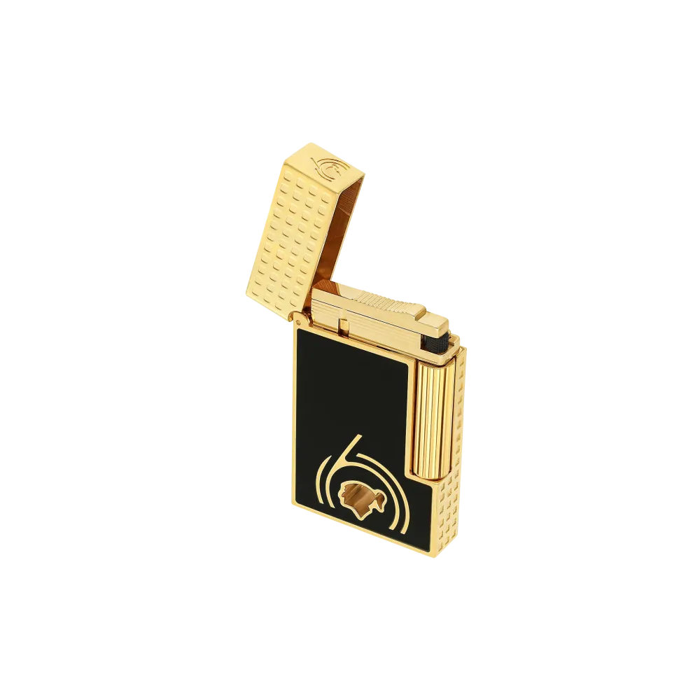 ST DUPONT LIGNE 2 DOUBLE BRIQUET LAQUÉ COHIBA 60 NOIR
