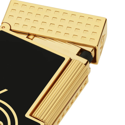 ST DUPONT LIGNE 2 DOUBLE BRIQUET LAQUÉ COHIBA 60 NOIR