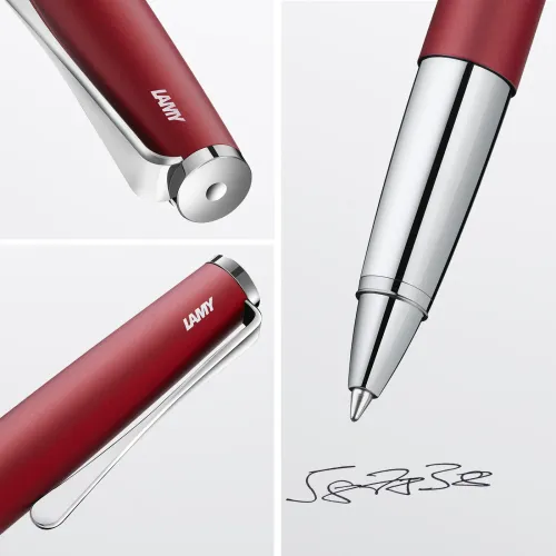 STYLO LAMY STUDIO ROLLERBALL PEN ROYAL RED