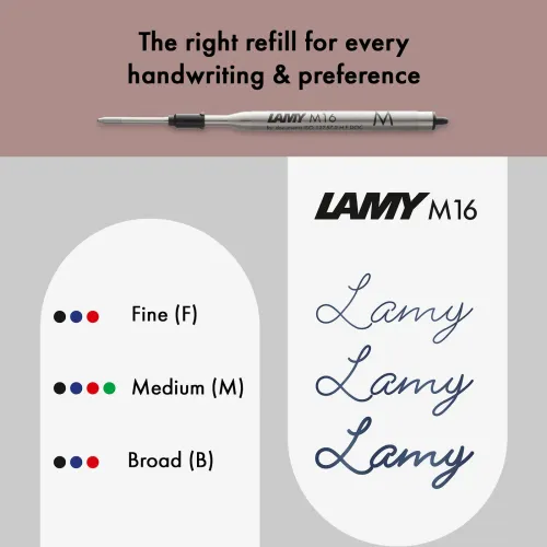 STYLO BILLE LAMY STUDIO ROUGE MAT
