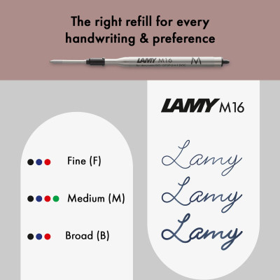 STYLO BILLE LAMY STUDIO ROUGE MAT