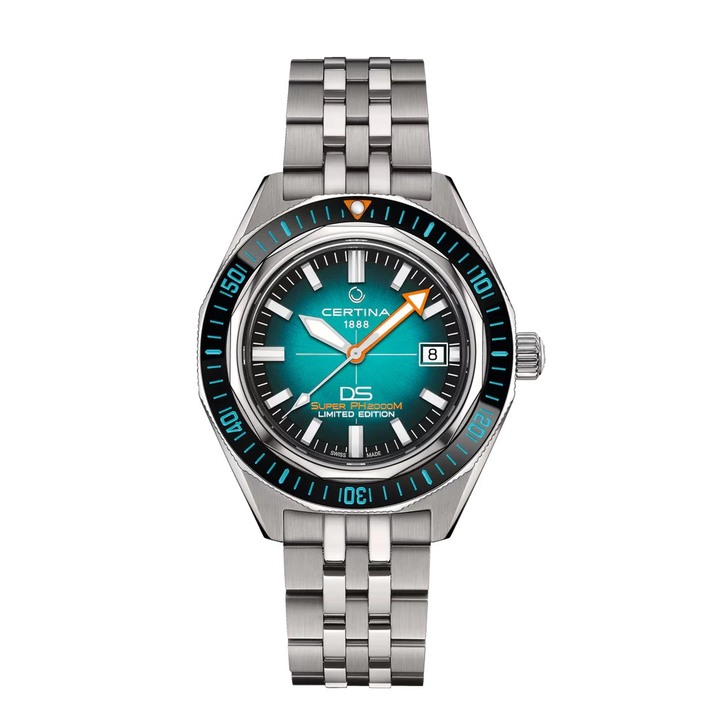 CERTINA MONTRE DS SUPER PH2000M STC MONTRE HOMME AUTOMATIQUE BLEU TITANE
