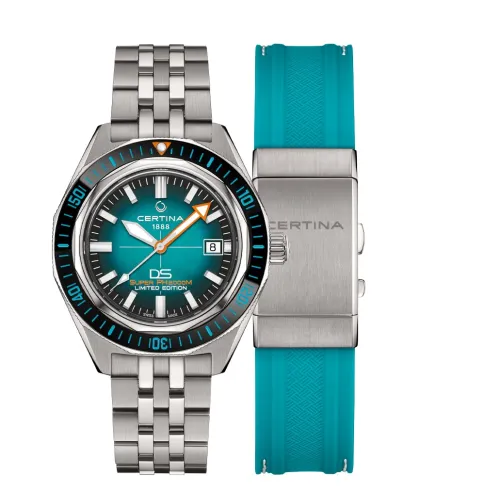 CERTINA MONTRE DS SUPER PH2000M STC MONTRE HOMME AUTOMATIQUE BLEU TITANE
