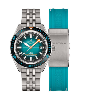 CERTINA MONTRE DS SUPER PH2000M STC MONTRE HOMME AUTOMATIQUE BLEU TITANE