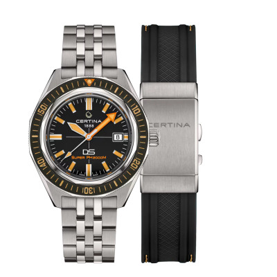 MONTRE CERTINA DS SUPER PH2000M AUTOMATIQUE NOIR TITANE