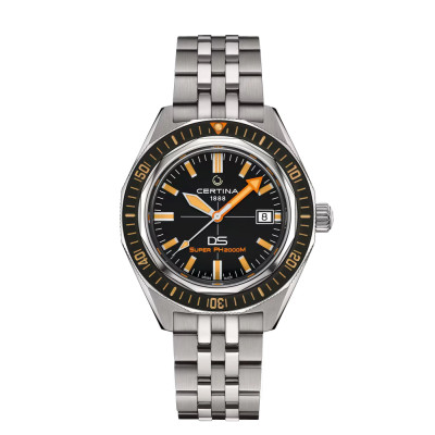 MONTRE CERTINA DS SUPER PH2000M AUTOMATIQUE NOIR TITANE