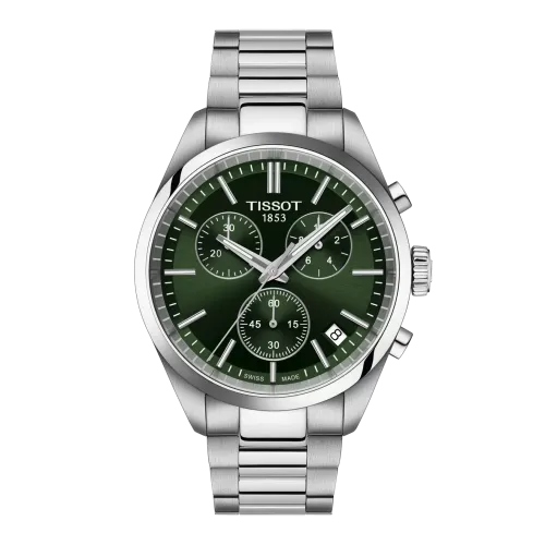 TISSOT PR 100 40MM CADRAN VERT BRACELET BOÎTIER ACIER