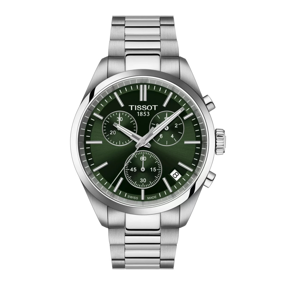 TISSOT PR 100 40MM CADRAN VERT BRACELET BOÎTIER ACIER