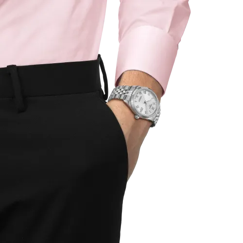 TISSOT BALLADE 39MM CADRAN ET BRACELET ARGENT