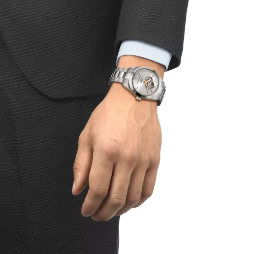TISSOT GENTLEMAN POWERMATIC 80 OPEN HEART AUTOMATIQUE 40 MM