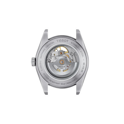 Tissot Gentleman Powermatic 80 Open Heart automatique cadran argent bracelet acier 40 mm
