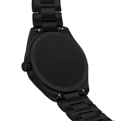 TISSOT PRC 100 SOLAR 39MM QUARTZ CADRAN NOIR BRACELET PVD NOIR