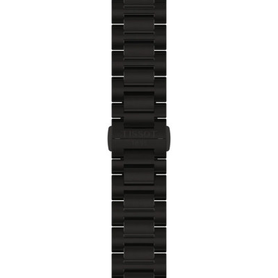 TISSOT PRC 100 SOLAR 39MM QUARTZ CADRAN NOIR BRACELET PVD NOIR