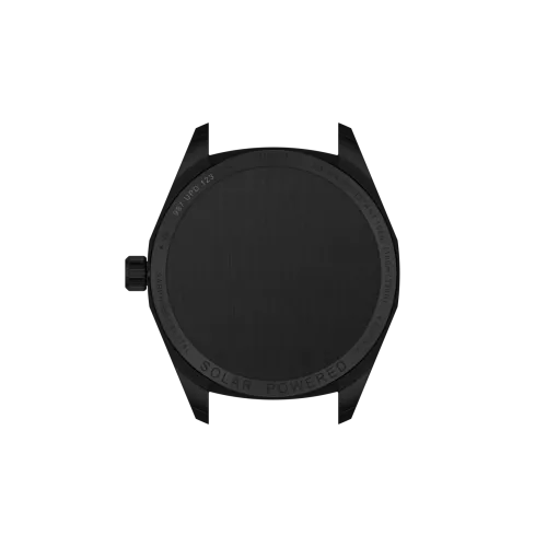 TISSOT PRC 100 SOLAR 39MM QUARTZ CADRAN NOIR BRACELET PVD NOIR