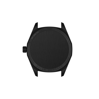 TISSOT PRC 100 SOLAR 39MM QUARTZ CADRAN NOIR BRACELET PVD NOIR
