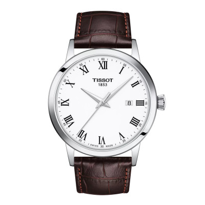 TISSOT T-CLASSIC DREAM SWISSMATIC BRACELET CUIR 42 MM