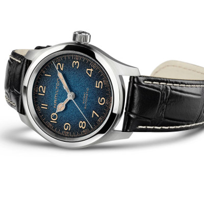Montre Hamilton Khaki Field Murph 38 mm vue en perspective