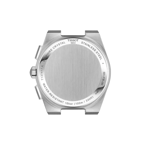 MONTRE TISSOT PRX CHRONOGRAPHE 41 MM CADRAN BLEU BRACELET ACIER