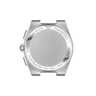 MONTRE TISSOT PRX CHRONOGRAPHE 41 MM CADRAN BLEU BRACELET ACIER
