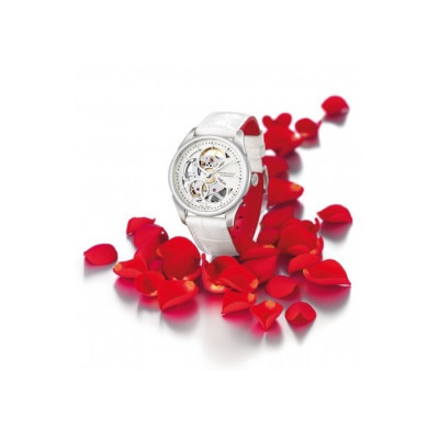 Hamilton jazzmaster femme viewmatic squeleton automatique bracelet cuir