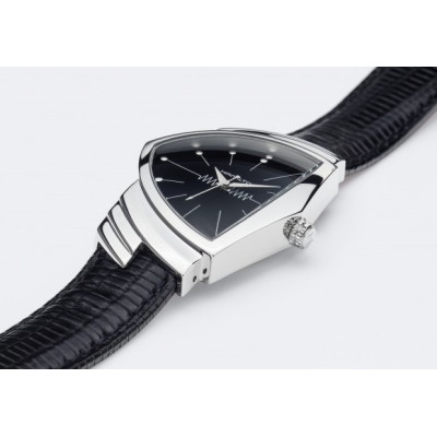  Montre Hamilton ventura quartz,bracelet cuir 