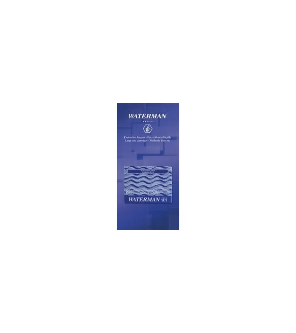 Waterman cartouche longue bleu