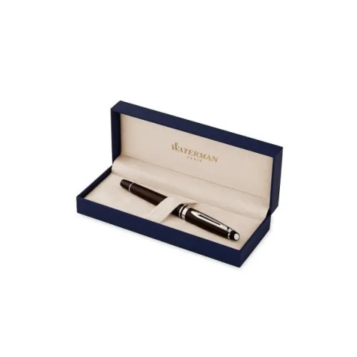 Waterman plume expert laque noir ct