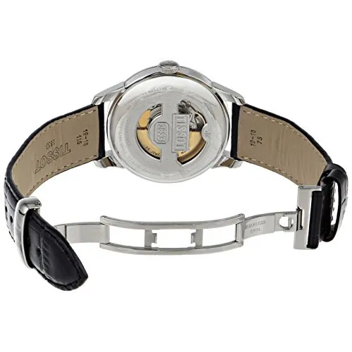 Tissot Le Locle automatique fond noir bracelet cuir  T006.407.16.053.00