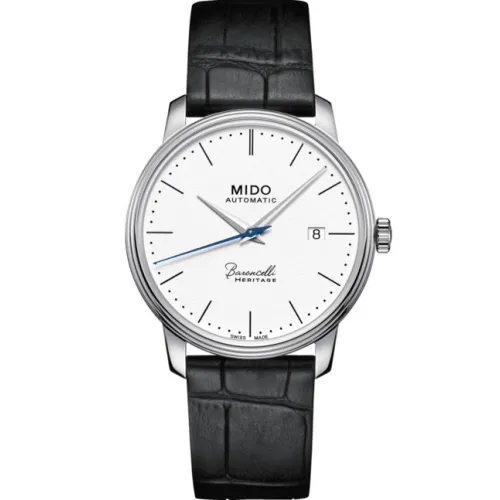 Mido montre homme Baroncelli automatique,verre saphir,bracelet cuir .