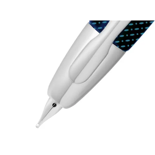 PILOT PLUME OR 18 K CAPLESS GRAPHITE BLEU RHODIÉS