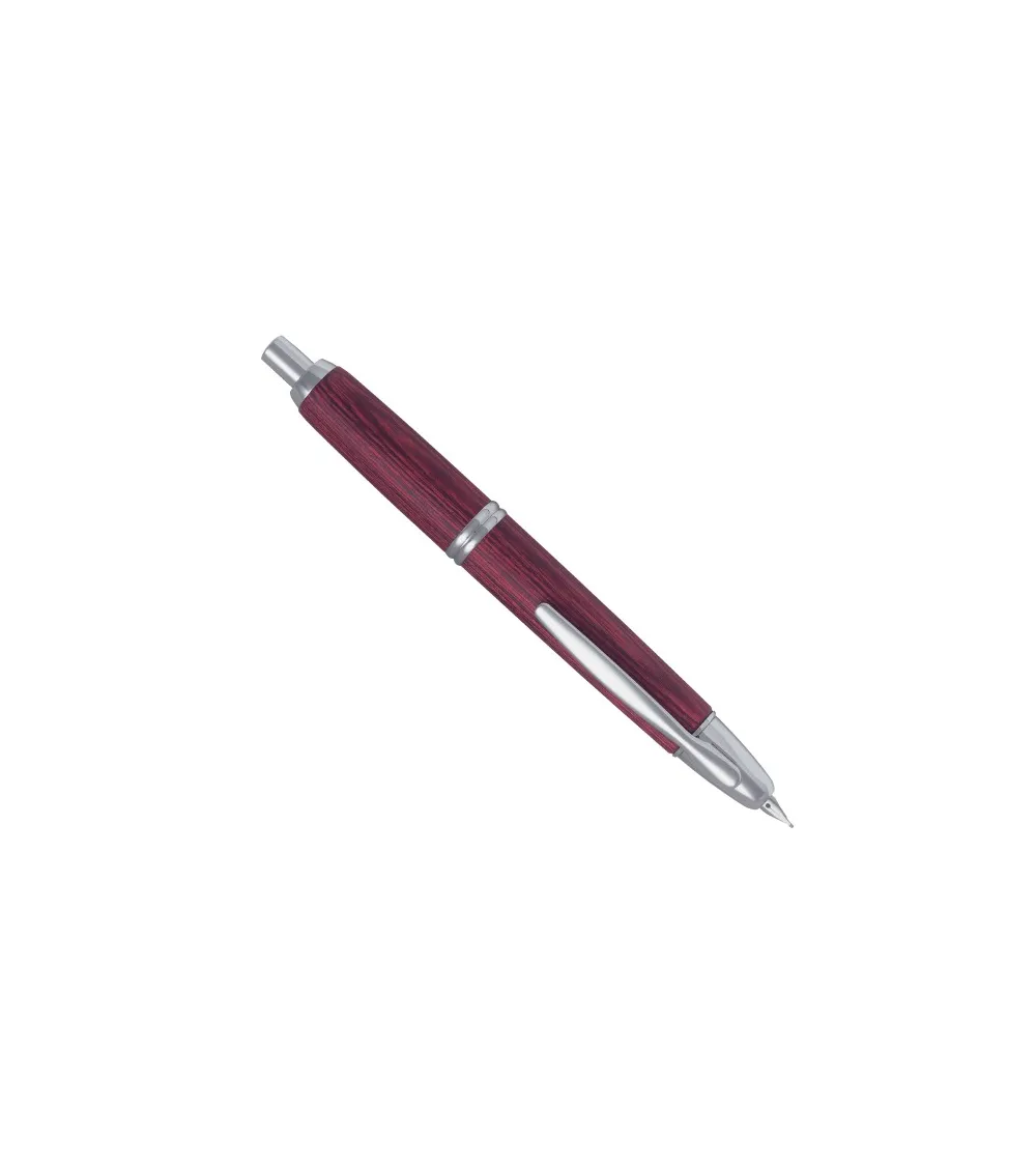 PILOT PLUME OR 18 K CAPLESS BOIS DE BOULEAU