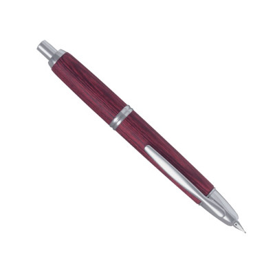 PILOT PLUME OR 18 K CAPLESS BOIS DE BOULEAU